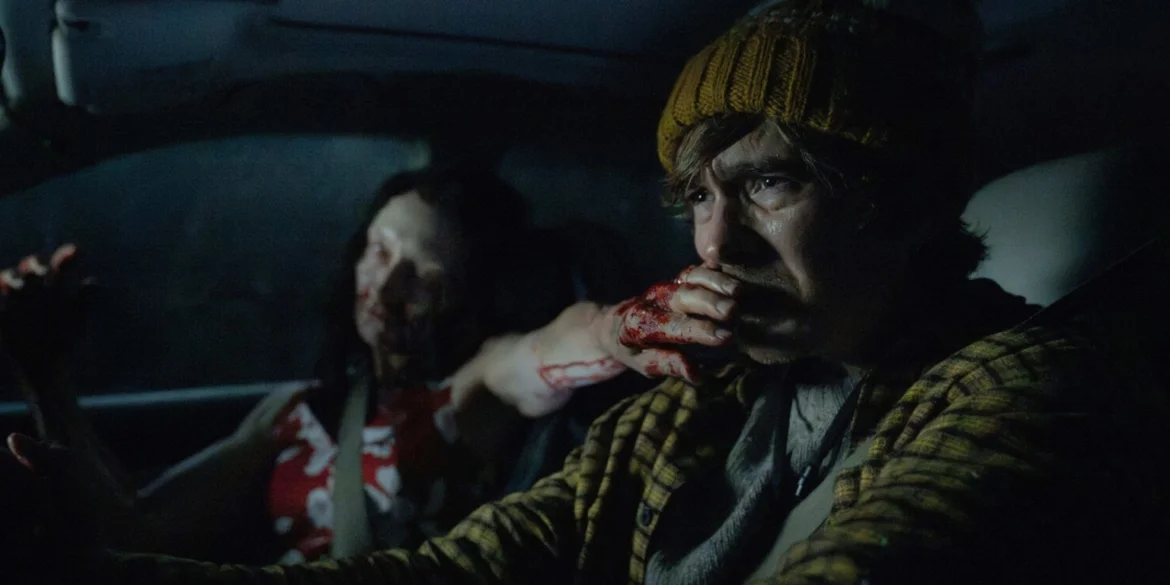 A still from the film Resident Evil
