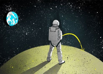 What Would Happen If an Astronaut Peed on the Moon?