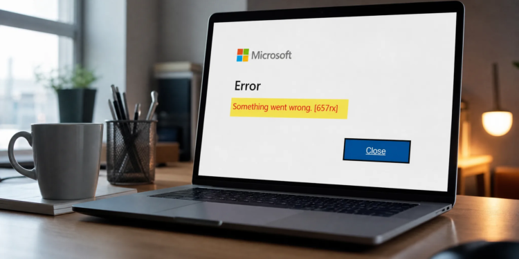 How to Fix Microsoft 365 Error 657rx When Signing In
